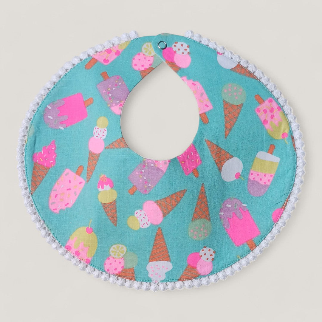 Teal Green Ice Cream Bib