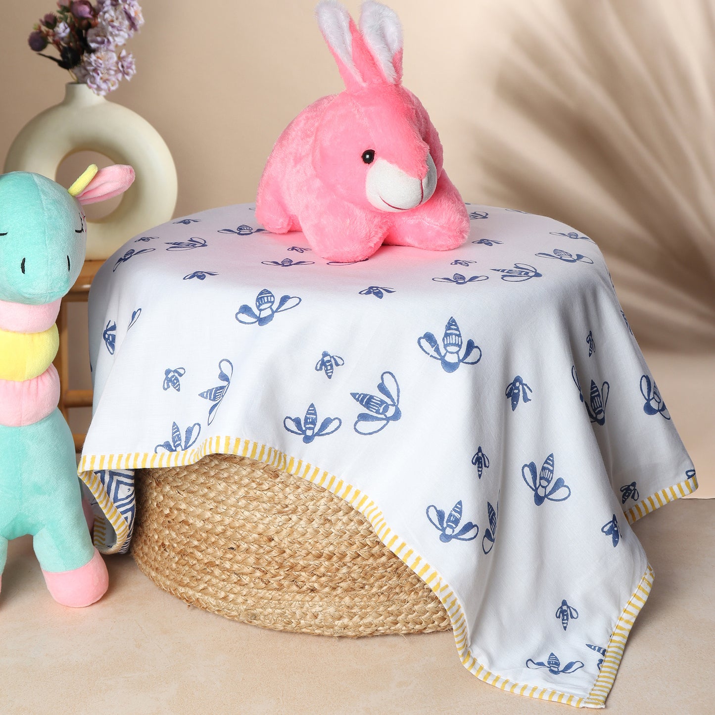 Leebee the Honeybee - Indigo Blanket