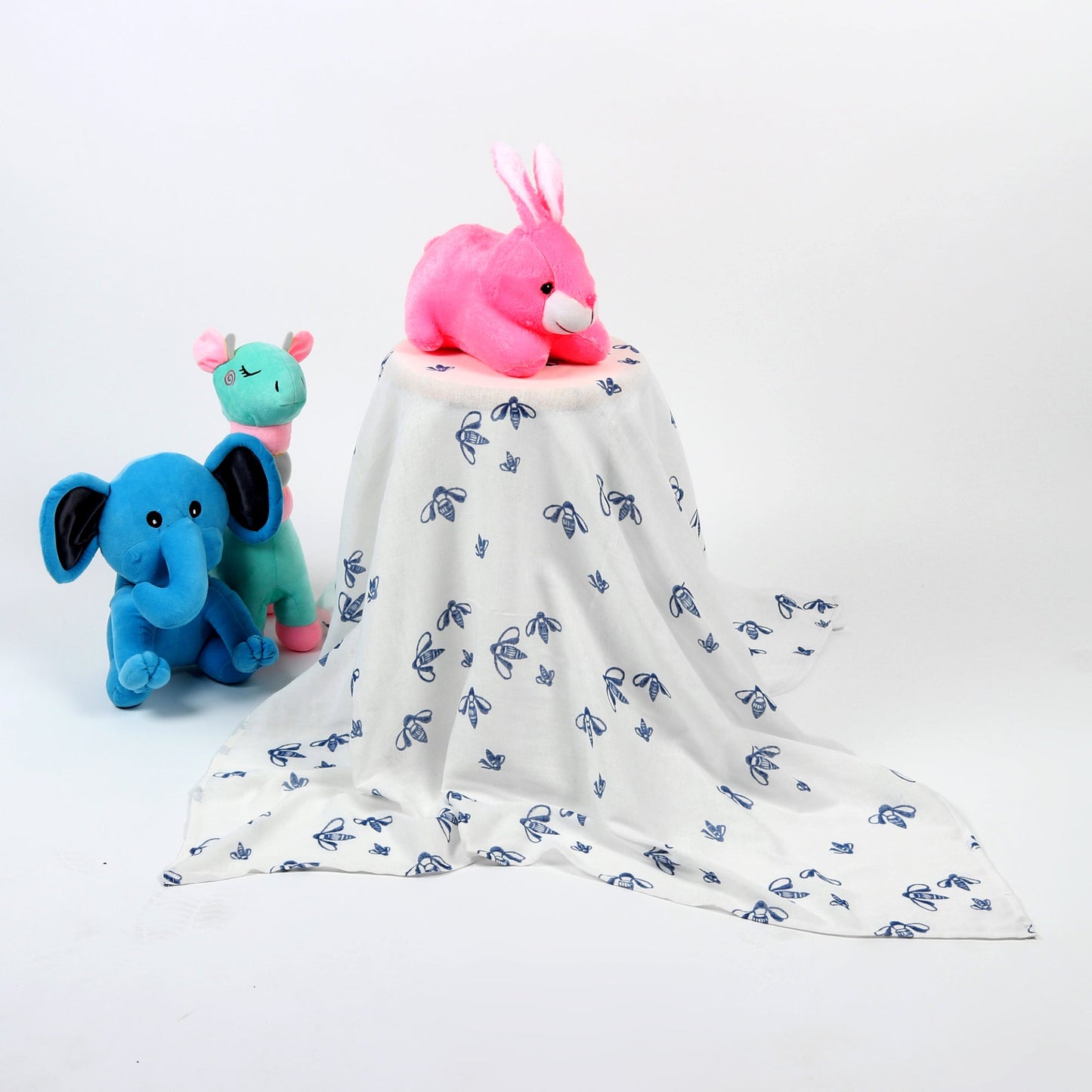 Lee-bee the Honeybee - Indigo Swaddle