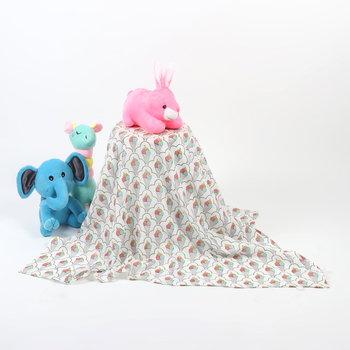Kimkim the Ice Cream - Multicolored Swaddle
