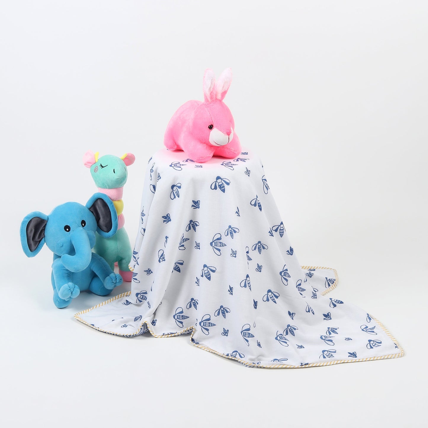 Leebee the Honeybee - Indigo Blanket
