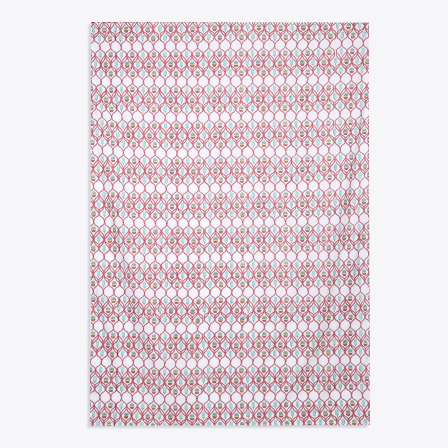 Puppke the Cupcake - Pink Cot Sheet