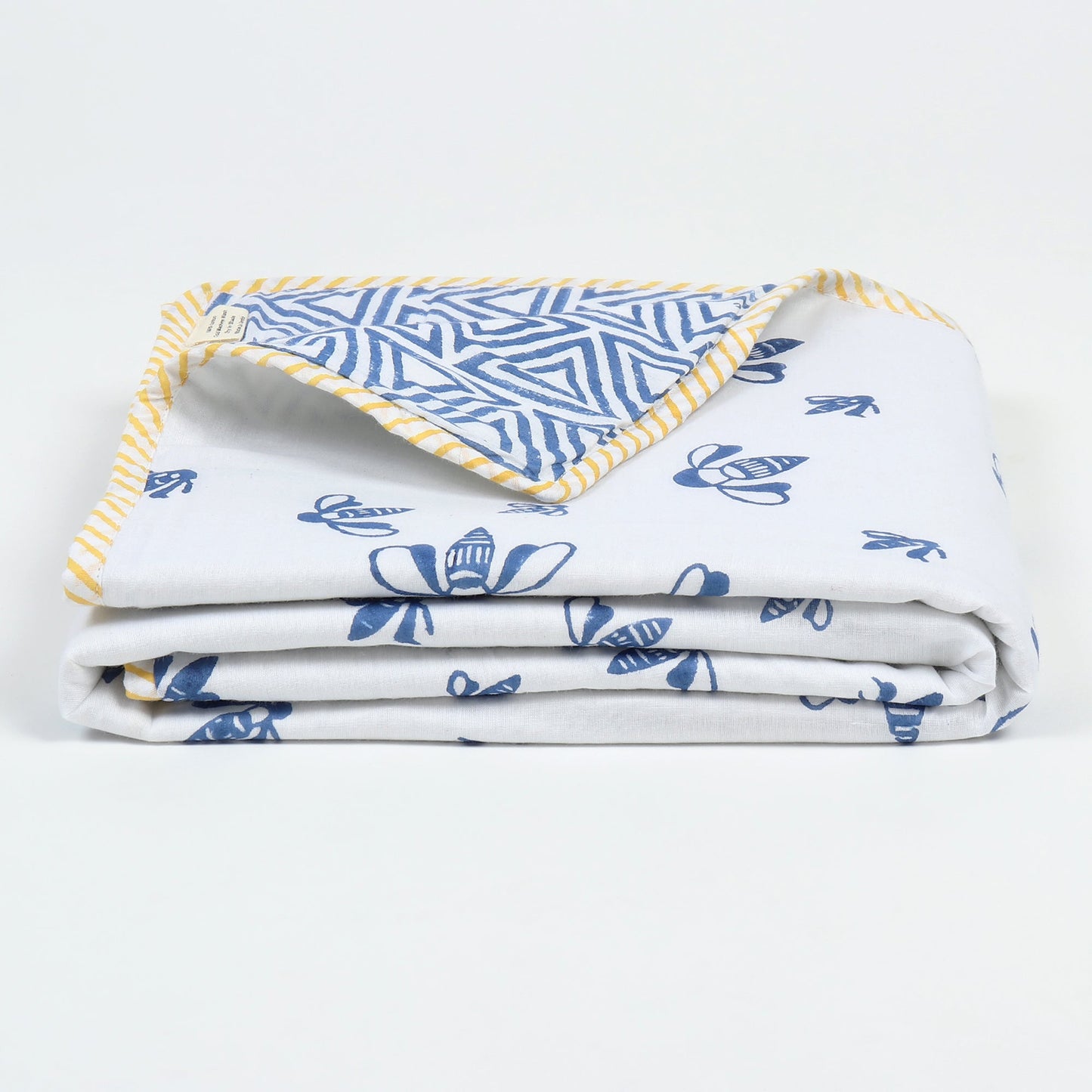 Leebee the Honeybee - Indigo Blanket