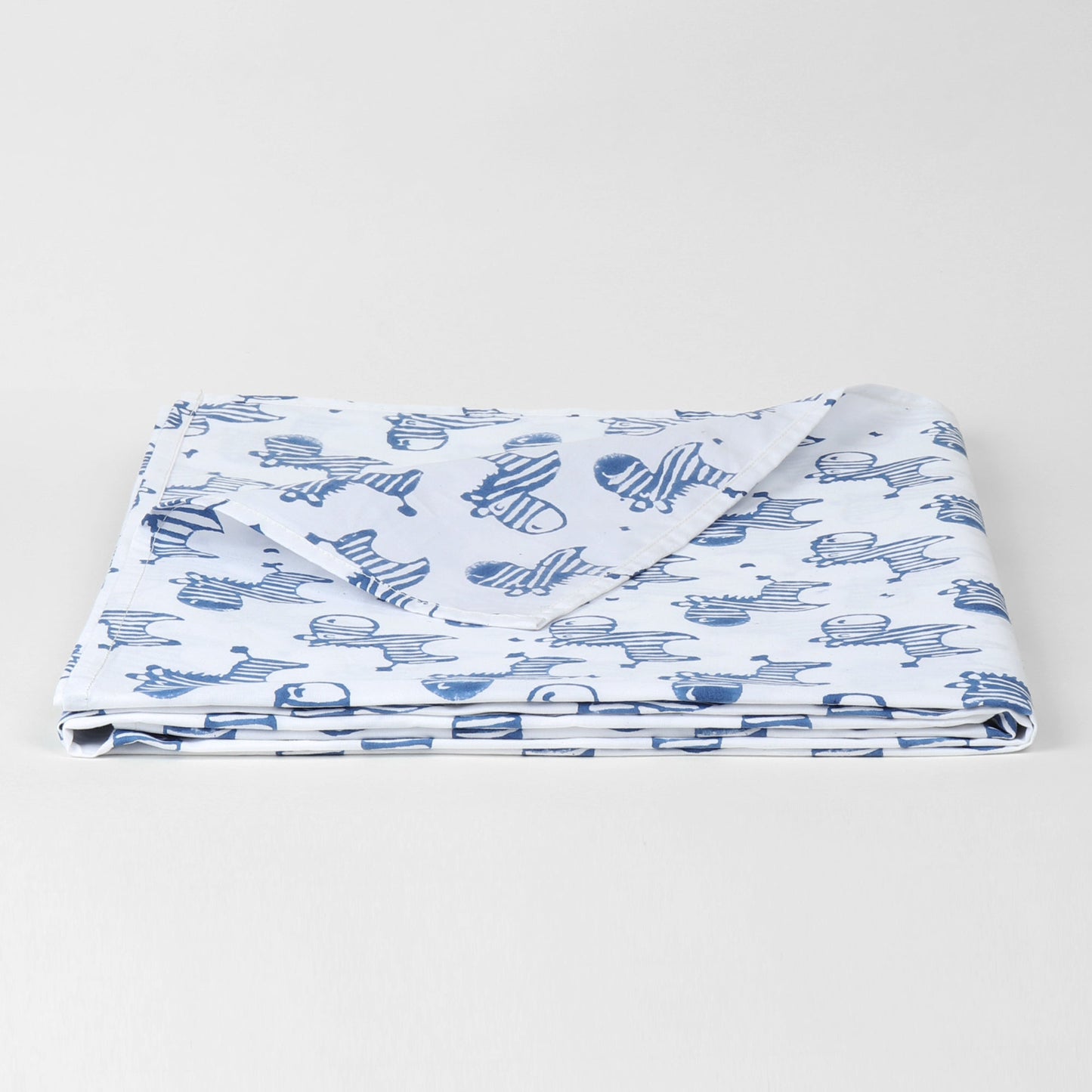 Zeebo the Zebra - Indigo Cot Sheet