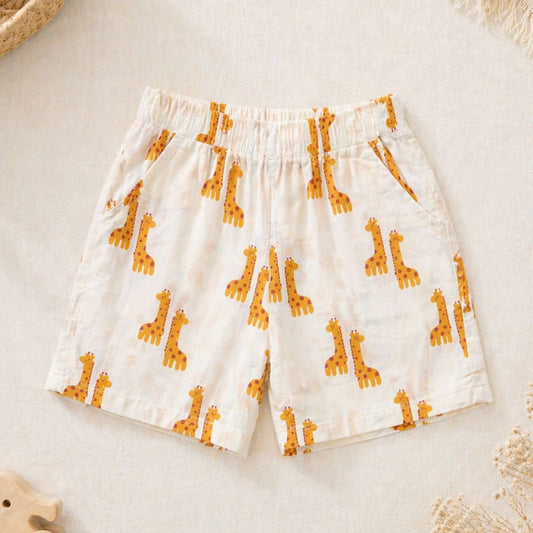 Giraffe Bestie Shorts