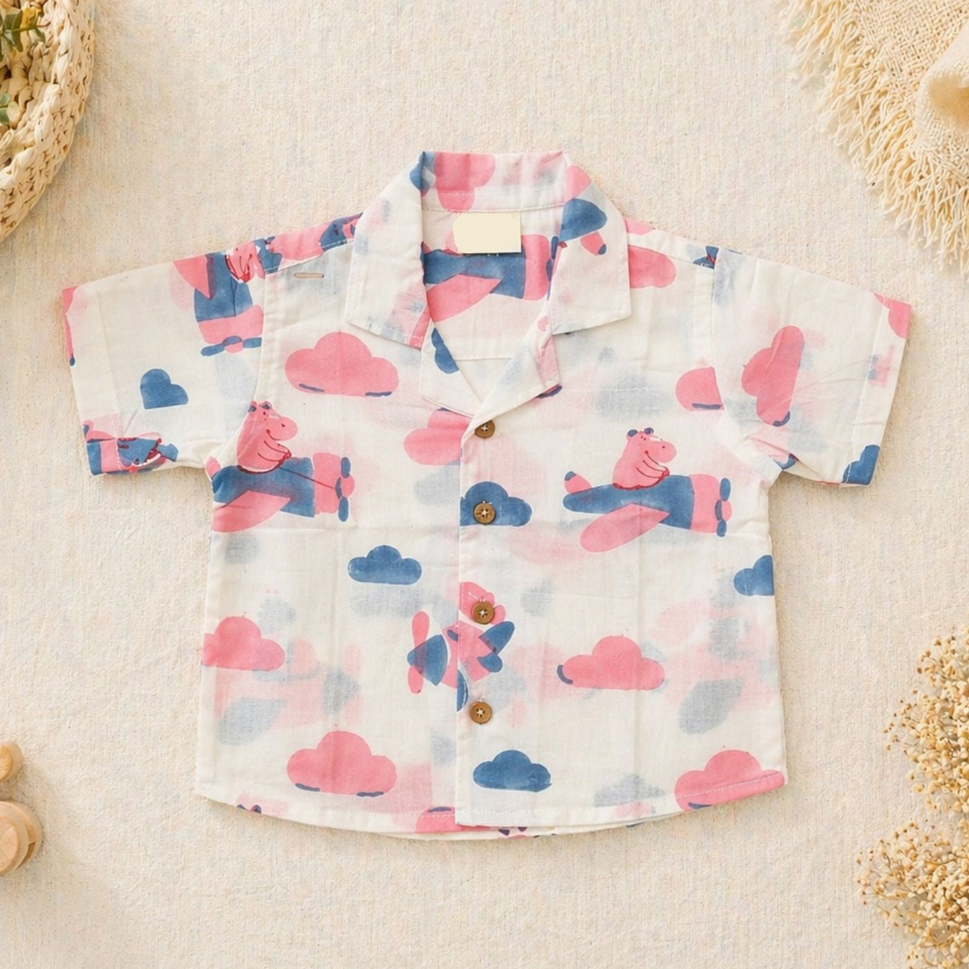 Flying Friends Pink Shirt