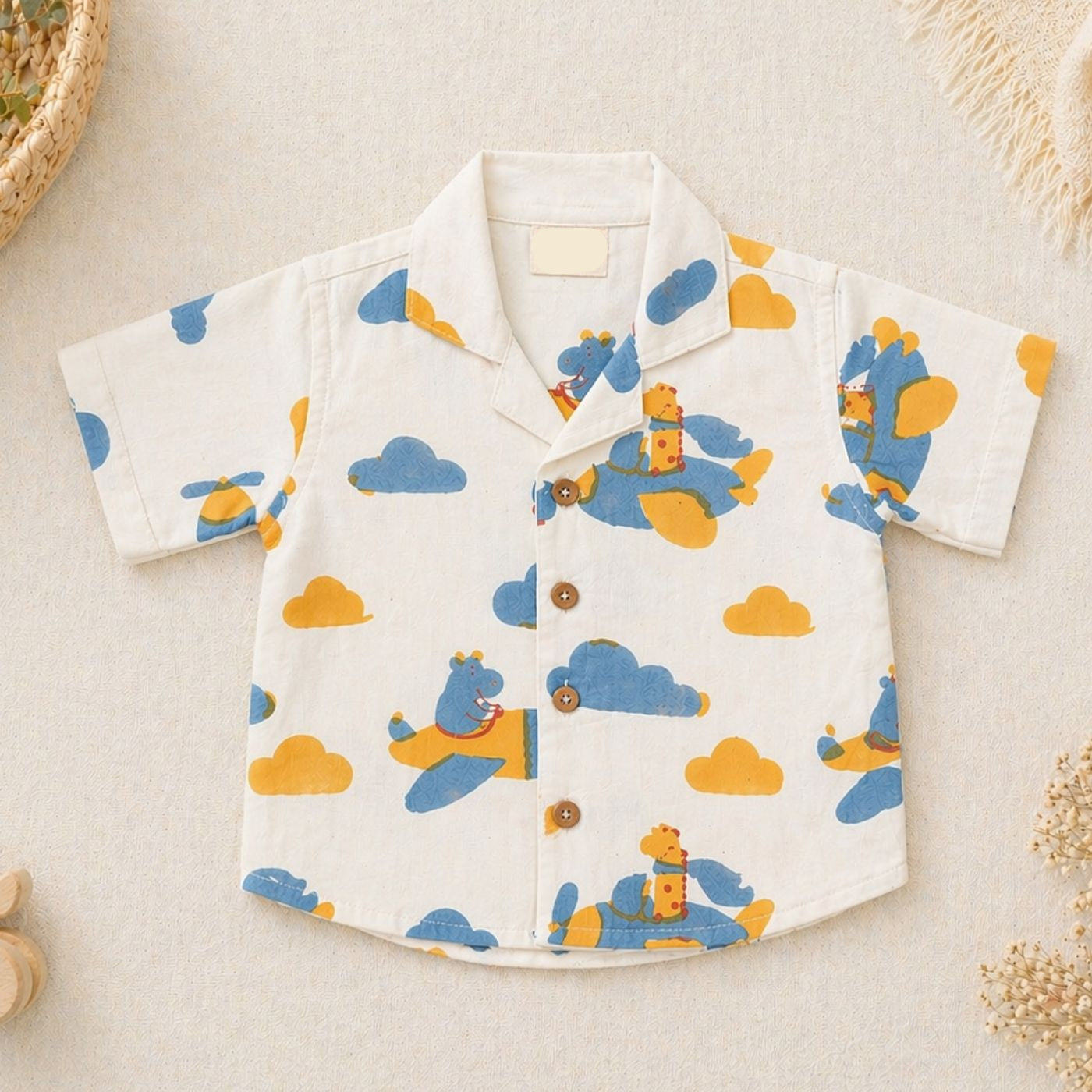 Flying Friends Blue Shirt
