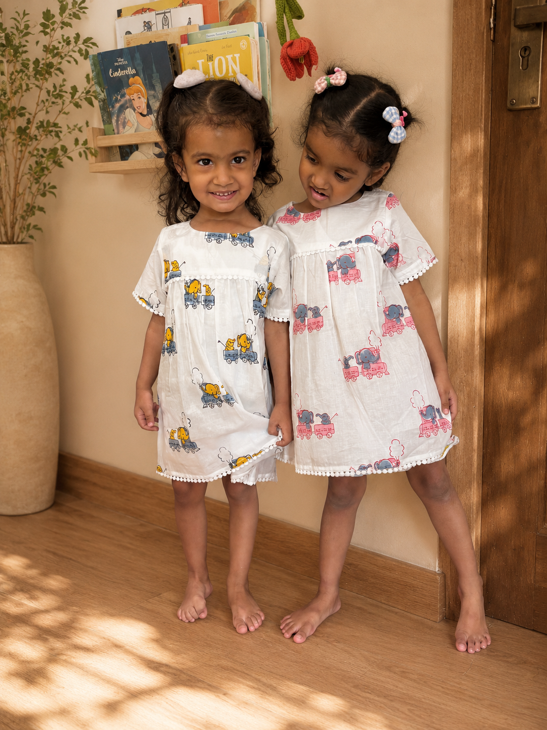 Pink Train Besties Frock