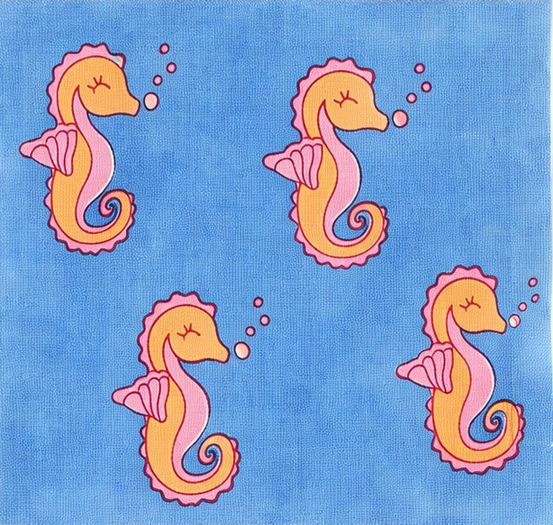 Blue Seahorse Besties Shirt