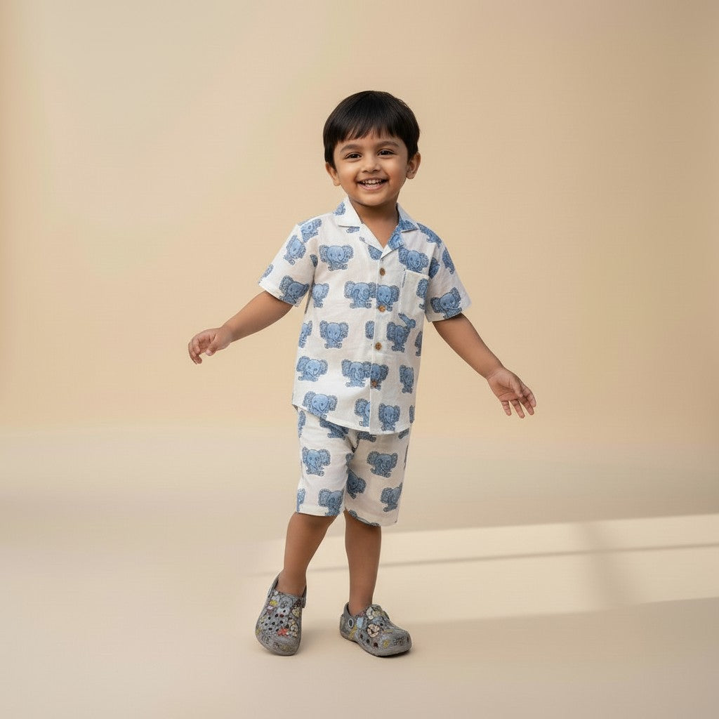 Peekaboo Effa Blue Shirt