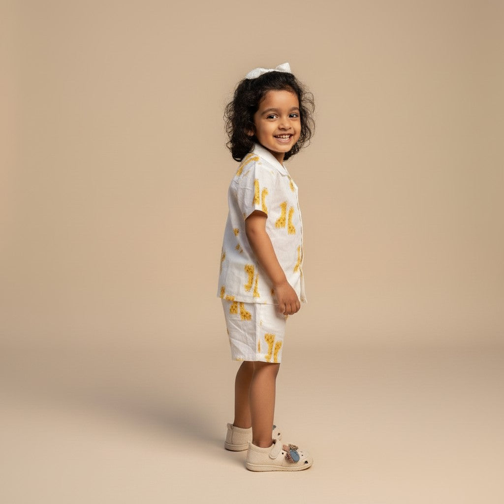Giraffe Bestie Co-ord Shorts Set