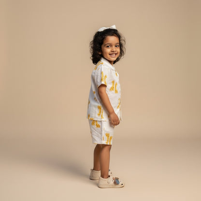 Giraffe Bestie Co-ord Shorts Set