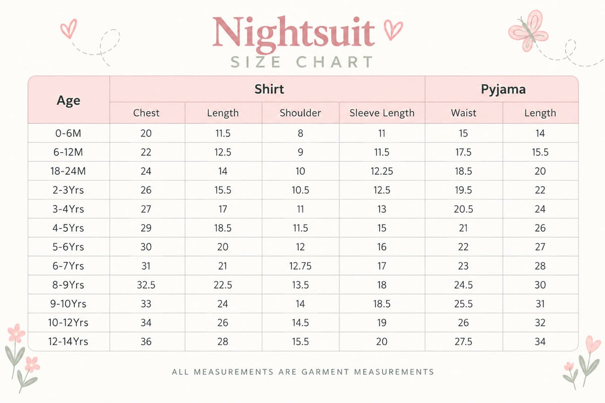 Pink Flying Friends Nightsuit