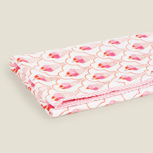 KimKim The Ice Cream - Pink Orange Dohar Blanket