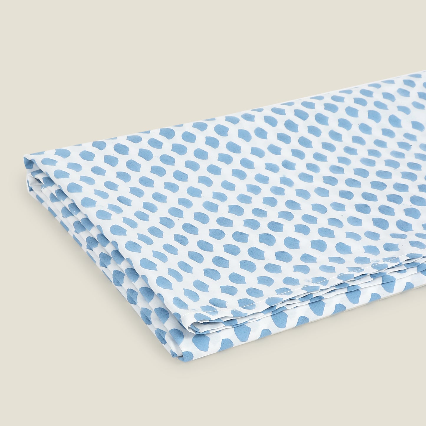 Blue Jharokha Cot Sheet
