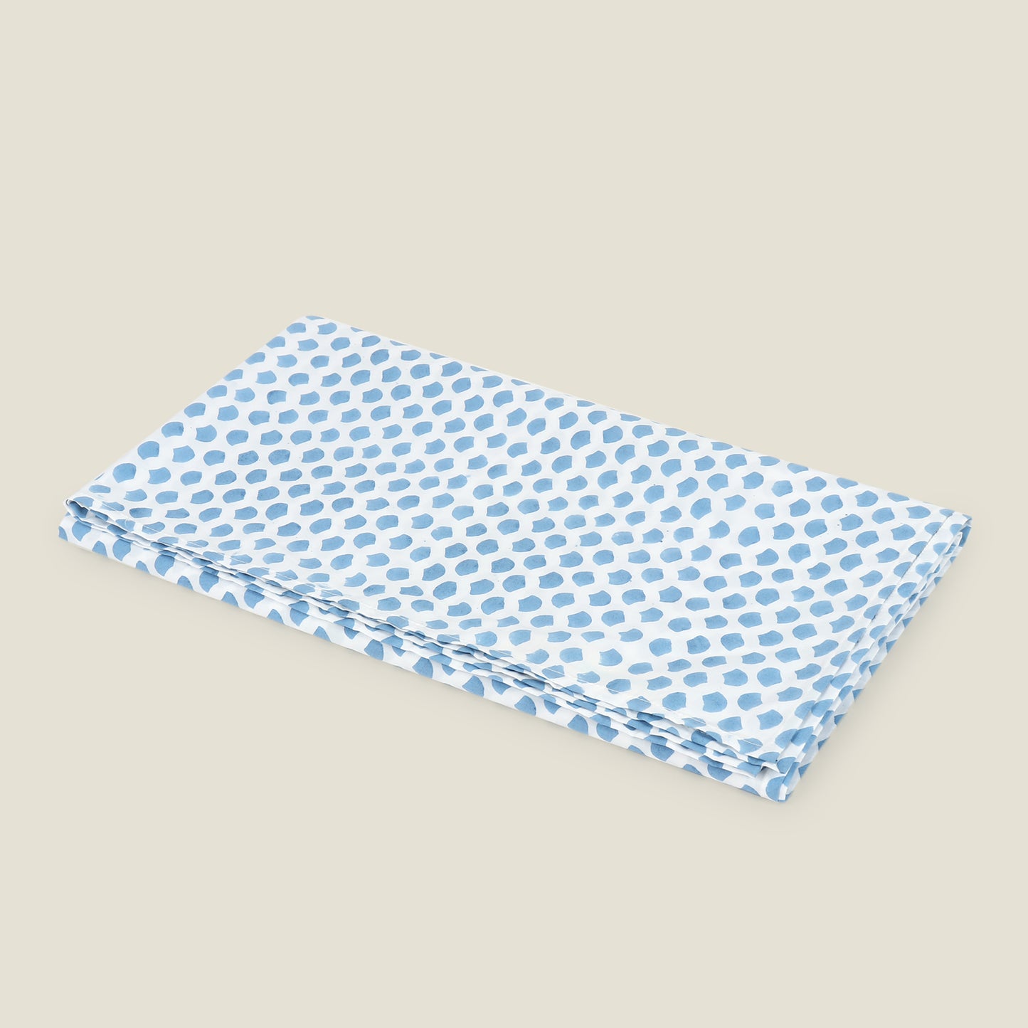 Blue Jharokha Cot Sheet