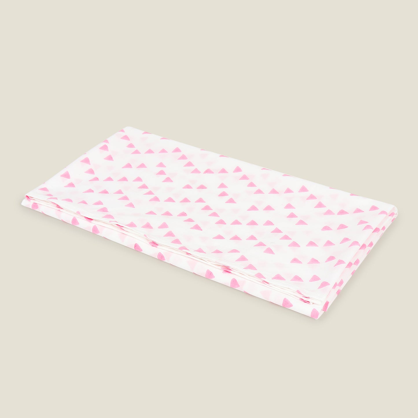 Pink Triangle Cot Sheet