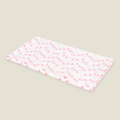Pink Triangle Cot Sheet