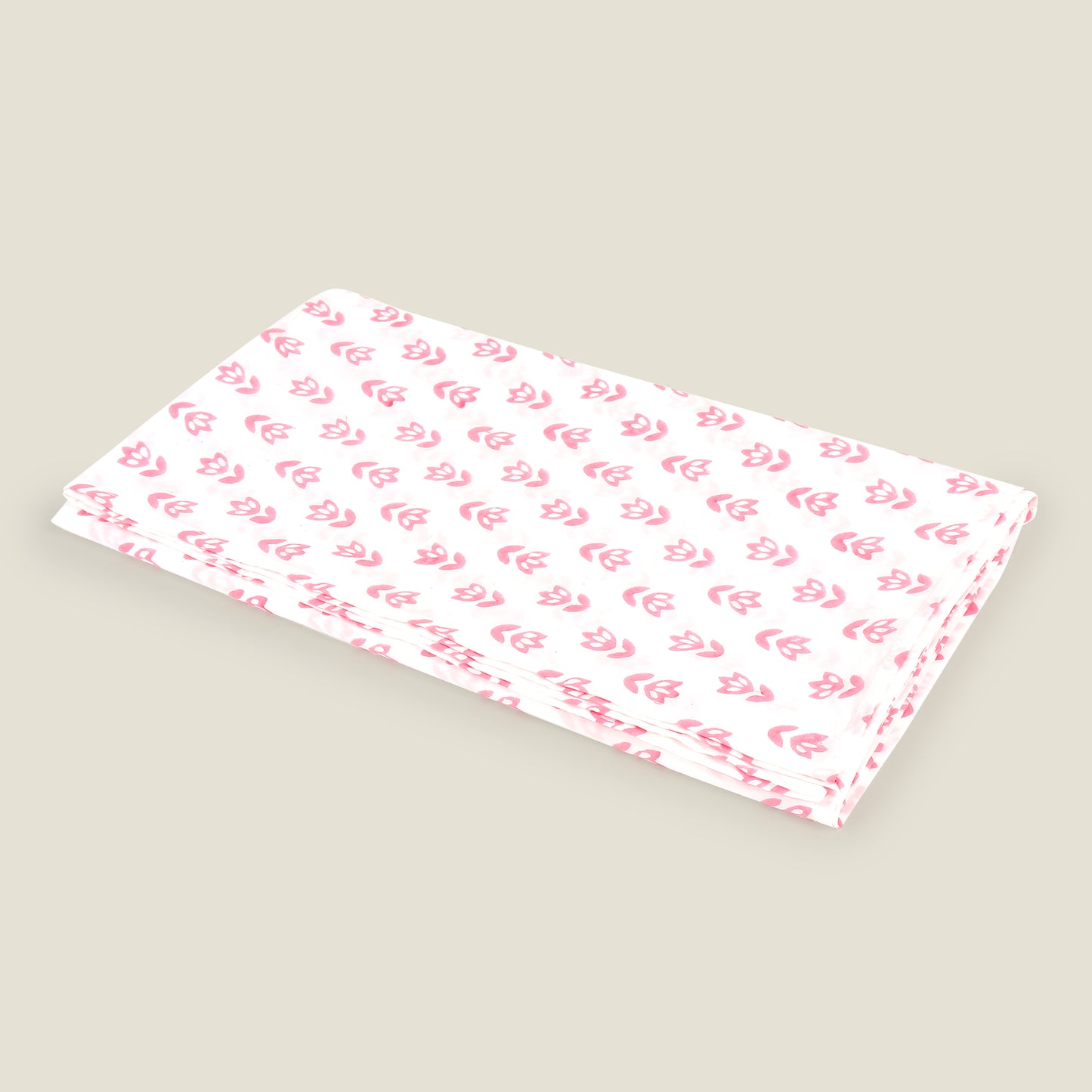 Pink Floral Cot Sheet