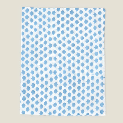 Blue Jharokha Cot Sheet