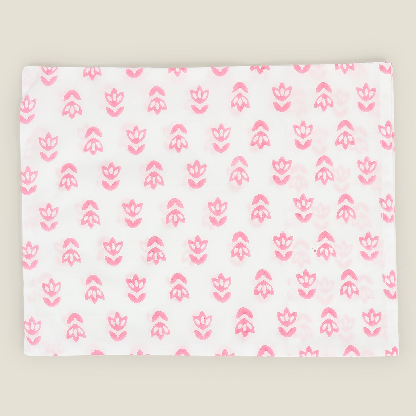 Pink Floral Cot Sheet