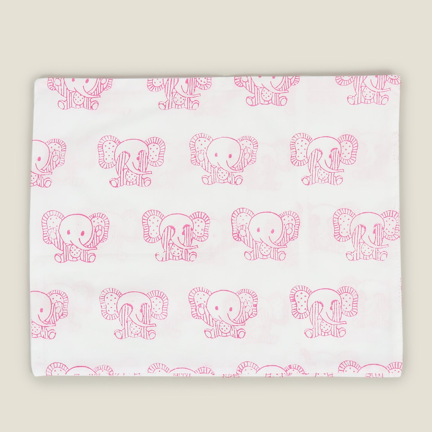 Pink Effa The Elephant Cot Sheet