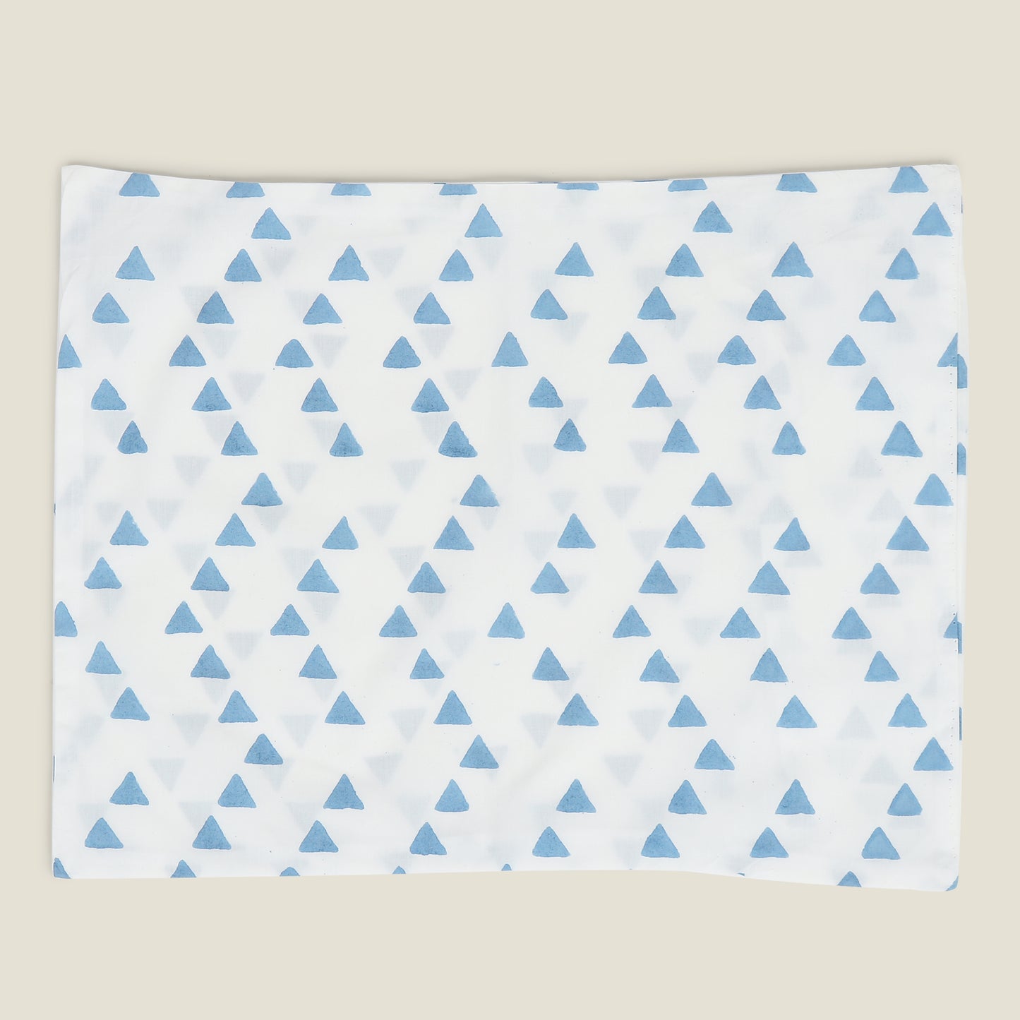 Blue Triangle Cot Sheet