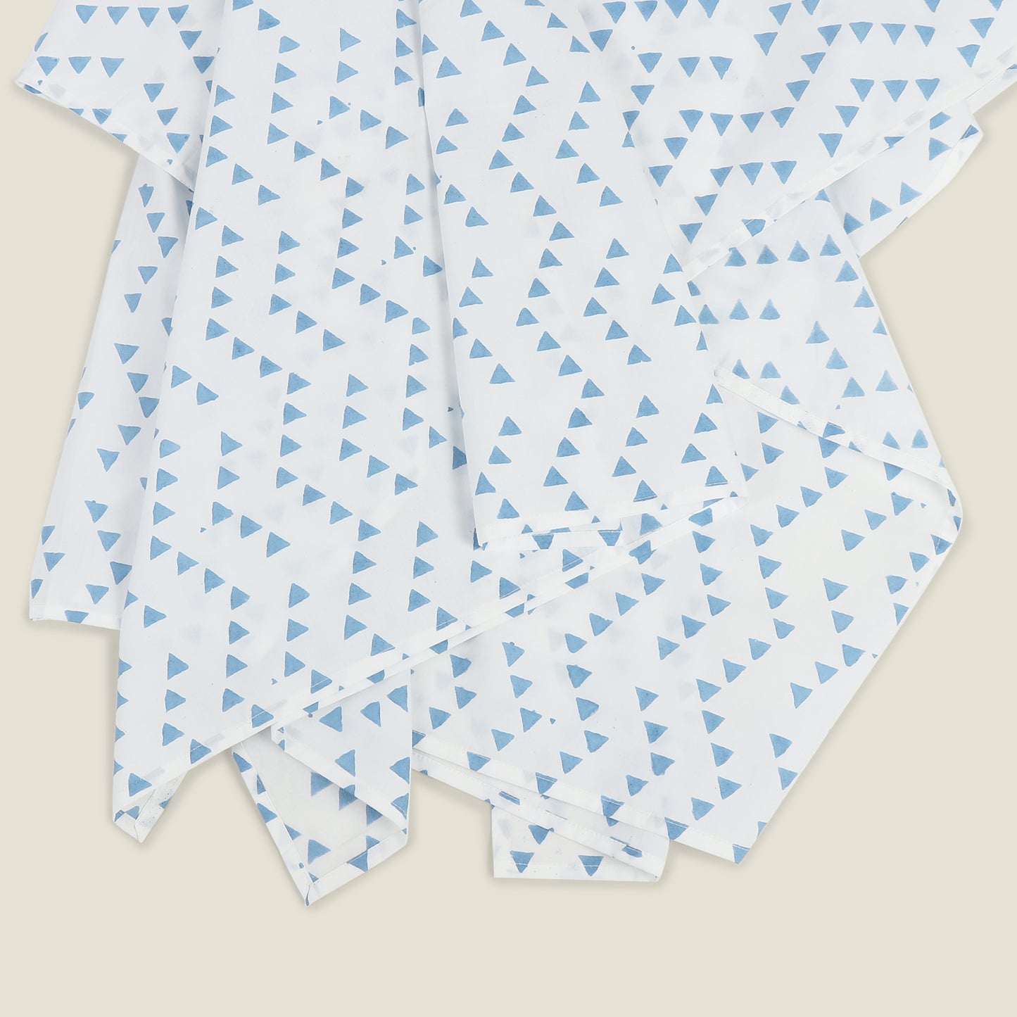 Blue Triangle Cot Sheet
