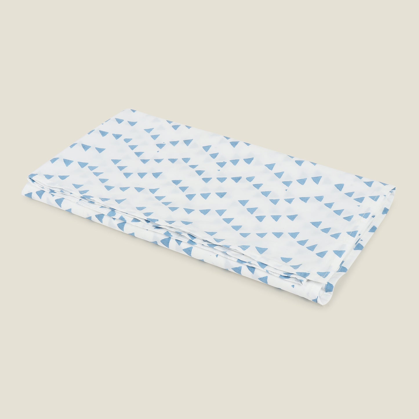 Blue Triangle Cot Sheet