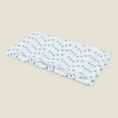 Blue Triangle Cot Sheet