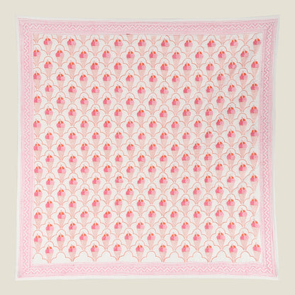 Ice Cream Quilt - Organic Cotton Quilt for Baby & Kids - Pink Orange