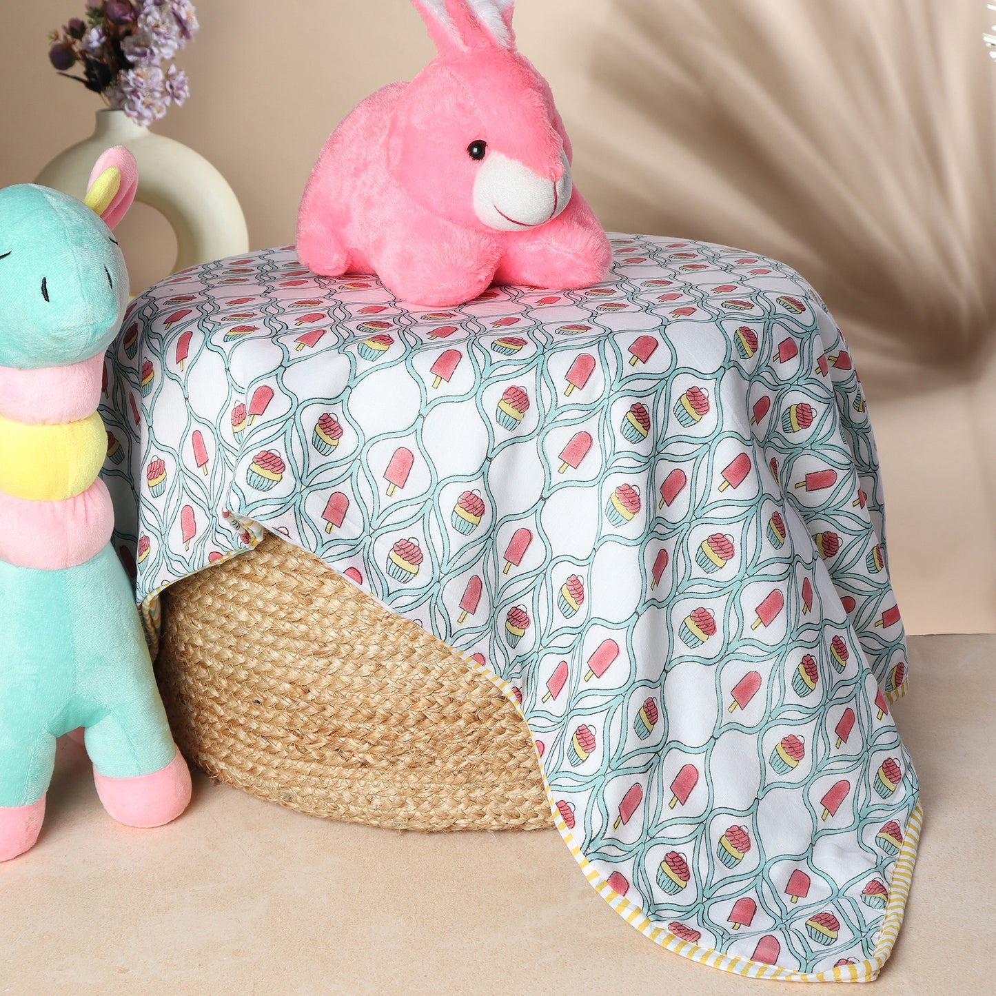Puppke the Cupcake - Turquoise Blanket