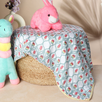 Puppke the Cupcake - Turquoise Blanket