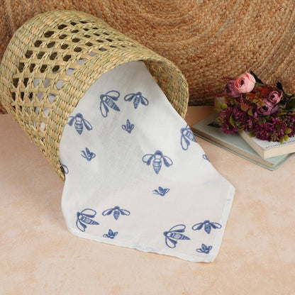 Lee-bee the Honeybee - Indigo Swaddle