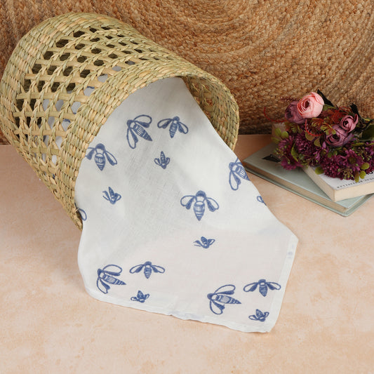 Lee-bee the Honeybee - Indigo Swaddle