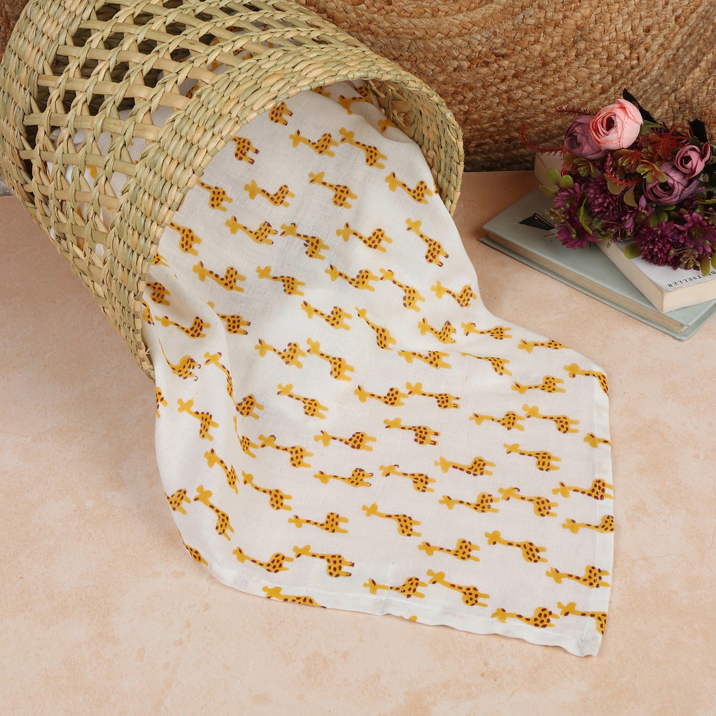 Gaff the Giraffe - Yellow Swaddle