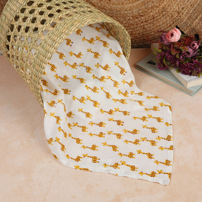 Gaff the Giraffe - Yellow Swaddle