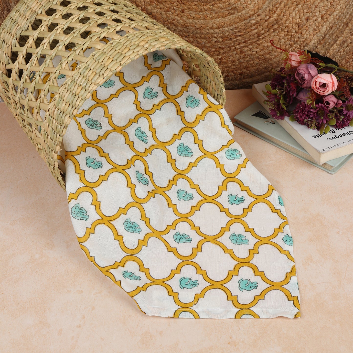 Effa the Elephant - Yellow Swaddle