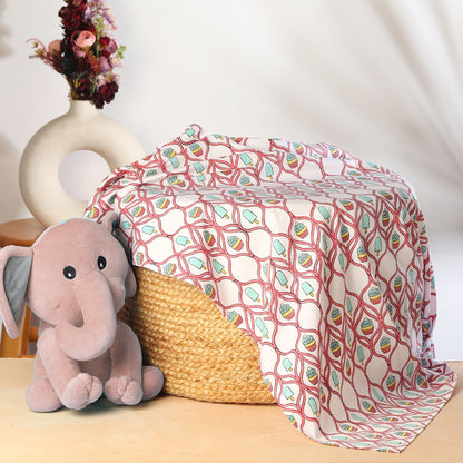 Puppke the Cupcake - Pink Cot Sheet
