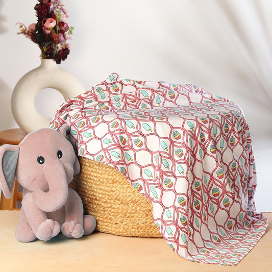 Puppke the Cupcake - Pink Cot Sheet