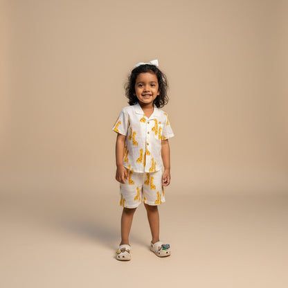 Giraffe Bestie Co-ord Shorts Set