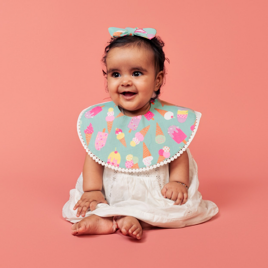 Teal Green Ice Cream Bib