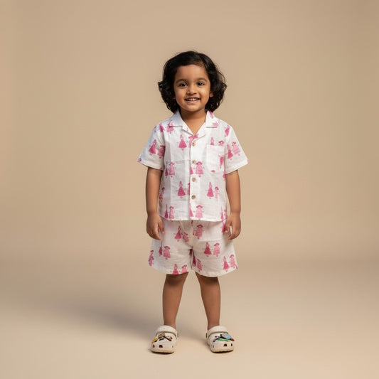 Pink Dolls Besties Co-ord Shorts Set