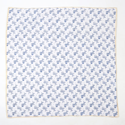 Zeebo the Zebra - Indigo Blanket