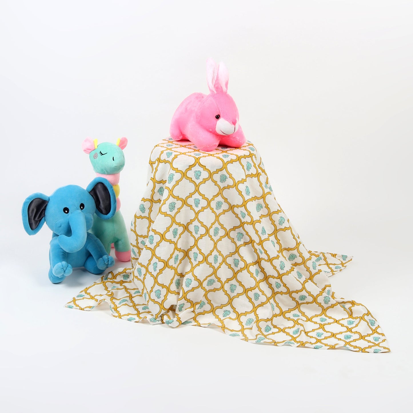Effa the Elephant - Yellow Swaddle