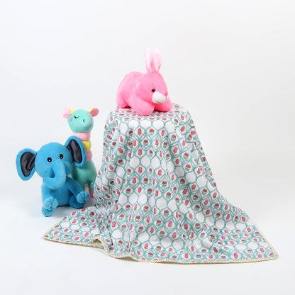 Puppke the Cupcake - Turquoise Blanket