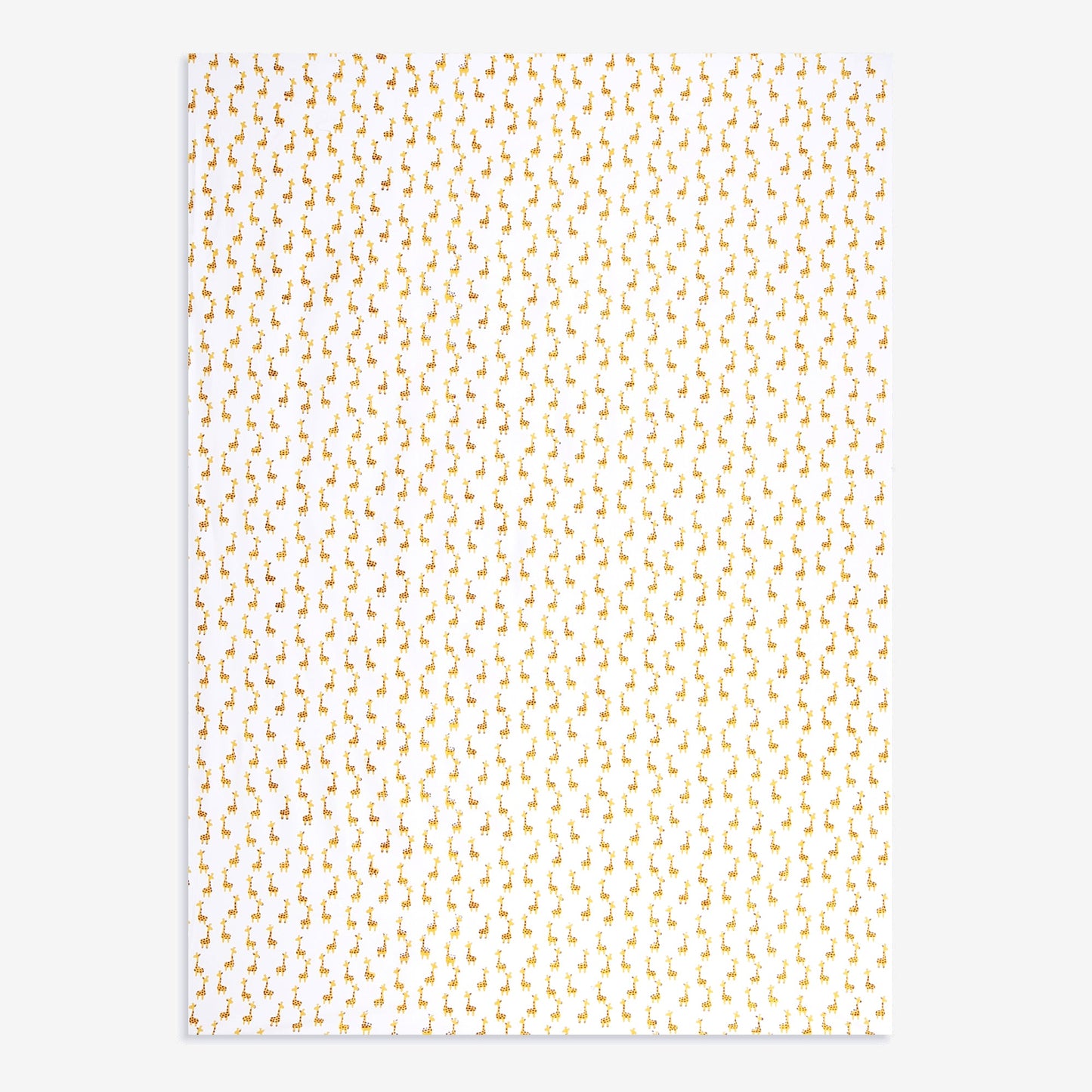 Gaff the Giraffe - Yellow Cot Sheet