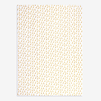 Gaff the Giraffe - Yellow Cot Sheet
