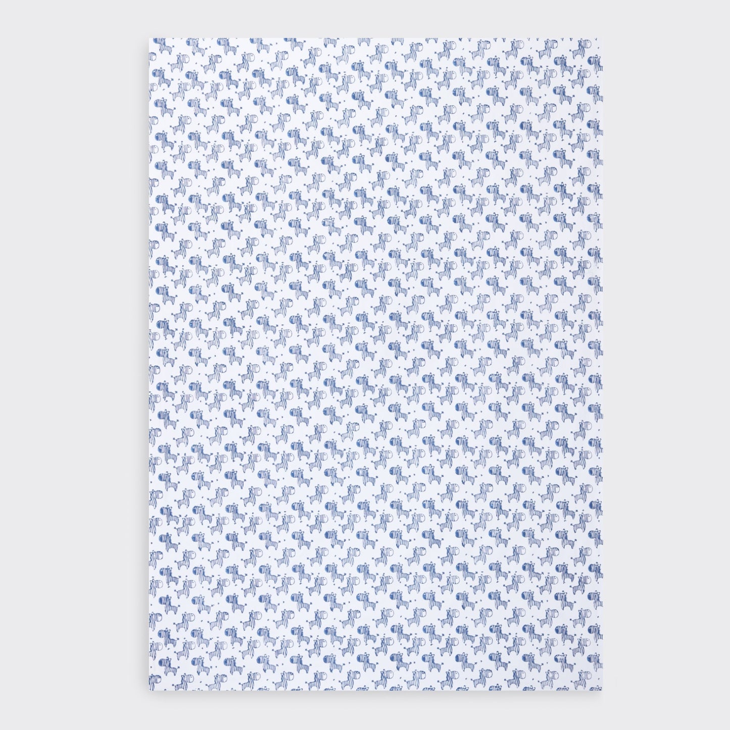 Zeebo the Zebra - Indigo Cot Sheet