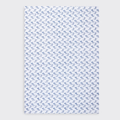 Zeebo the Zebra - Indigo Cot Sheet